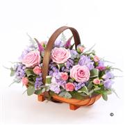 WOW Extra Large Pink and Lilac Basket