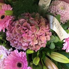 Modern Luxury Hydrangea Hand Tied