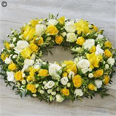 Scented Yellow Wreath Extra Large