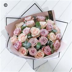 Beautifully Simple Rose Bouquet Pink Extra Large